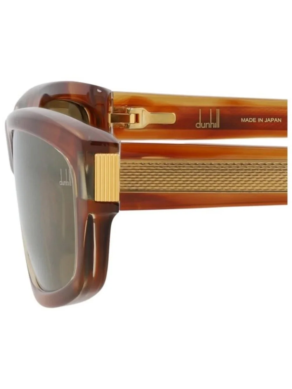 New Dunhill Mens Square/Rectangle Havana Havana Bronze Fashion Designer Sunglass